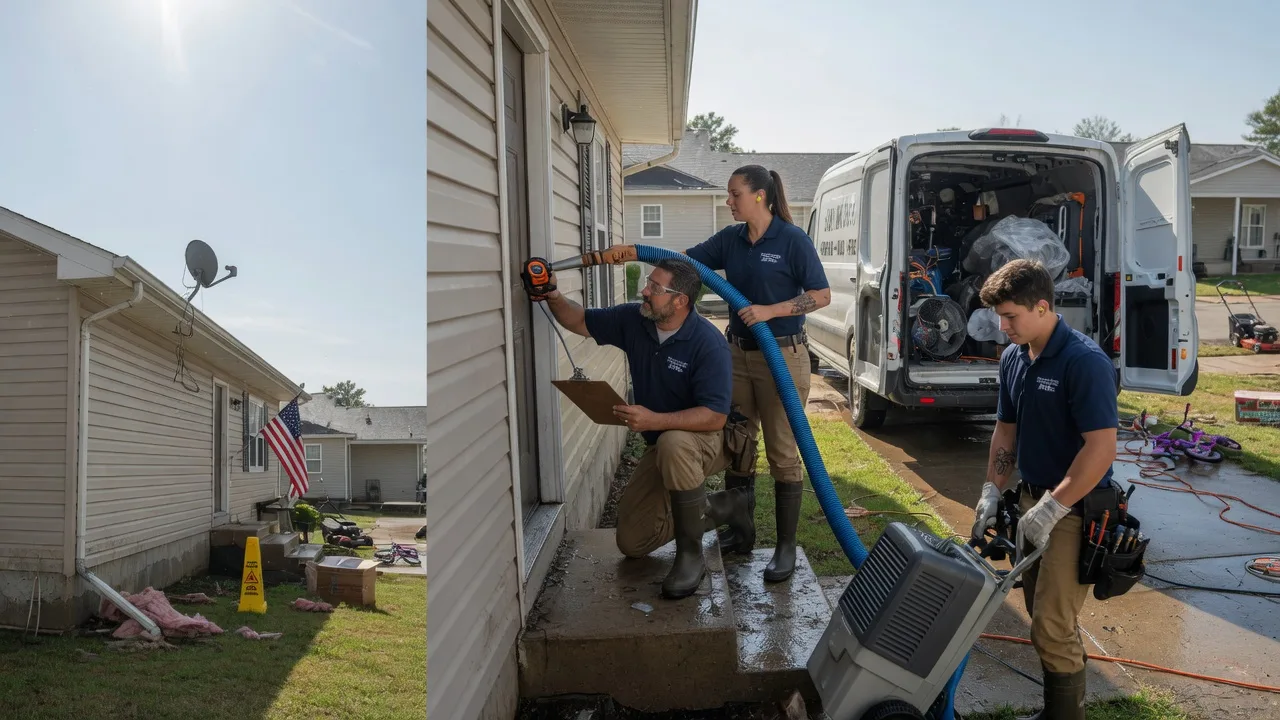 Ceiling Water Damage Restoration in Waynesfield, OH near me